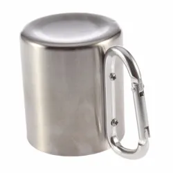 Coupe de camping en acier inoxydable - tasse - mouchoir en aluminium - 180ml